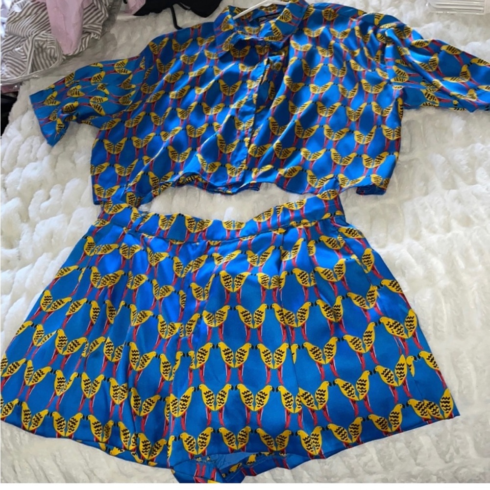 Zara 2 piece black shorts set - Picture 4 of 5